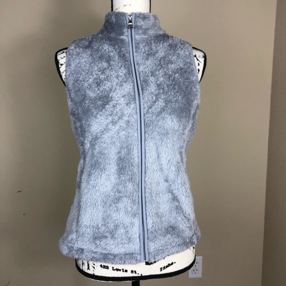croft & barrow Jackets & Blazers - Croft & Barrow Grey Fuzzy Zip Vest NWT PS